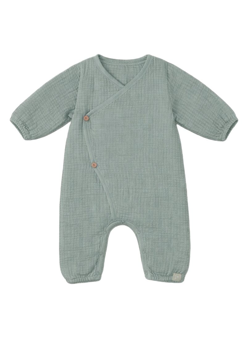 LONG-SLEEVED JUMPSUIT GREEN