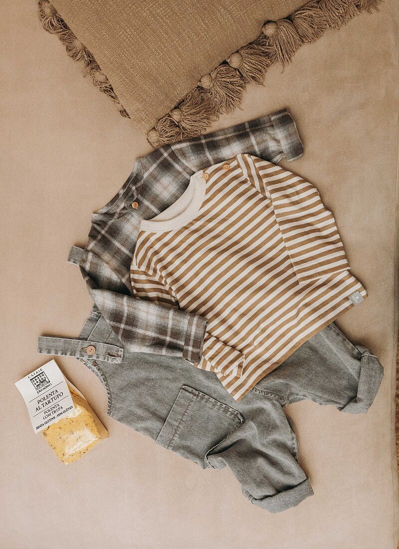 LONG SLEEVE T-SHIRT ALMOND