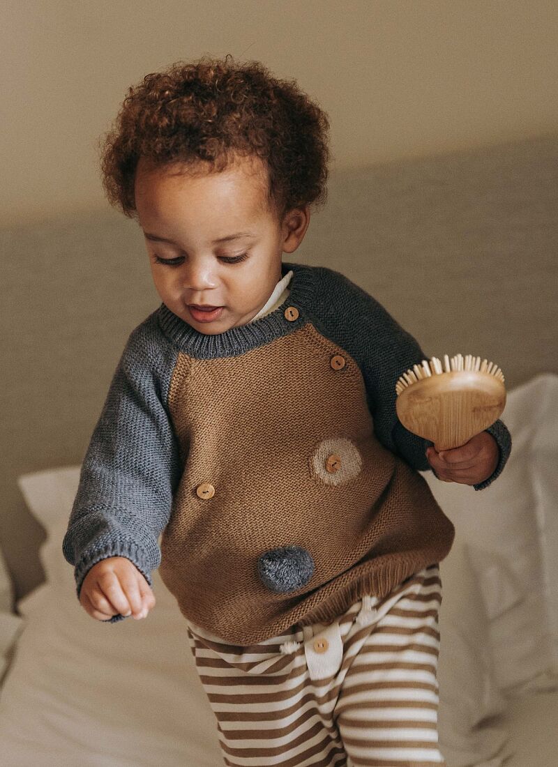KNITTED JUMBER ALMOND