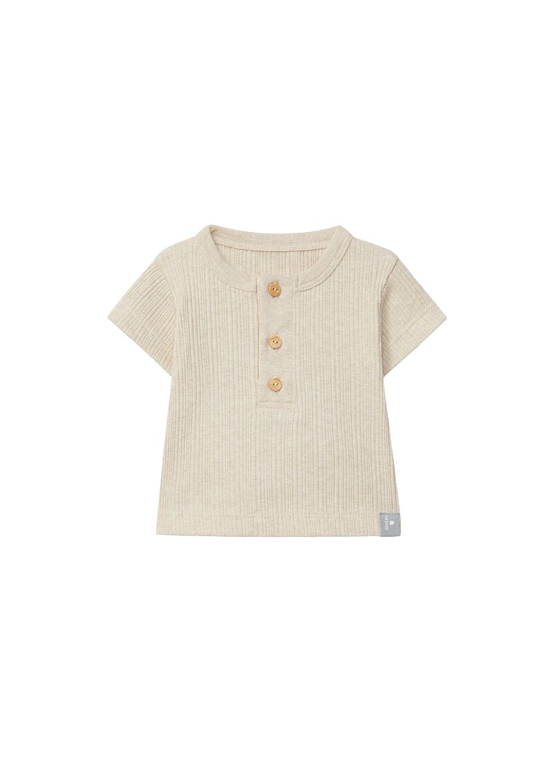 COTTON SHORTSLEEVE T-SHIRT FLORAL LINEN