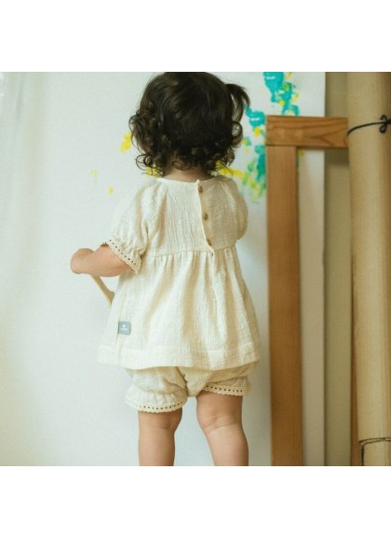 T-SHIRT & SHORTS SET NATURAL