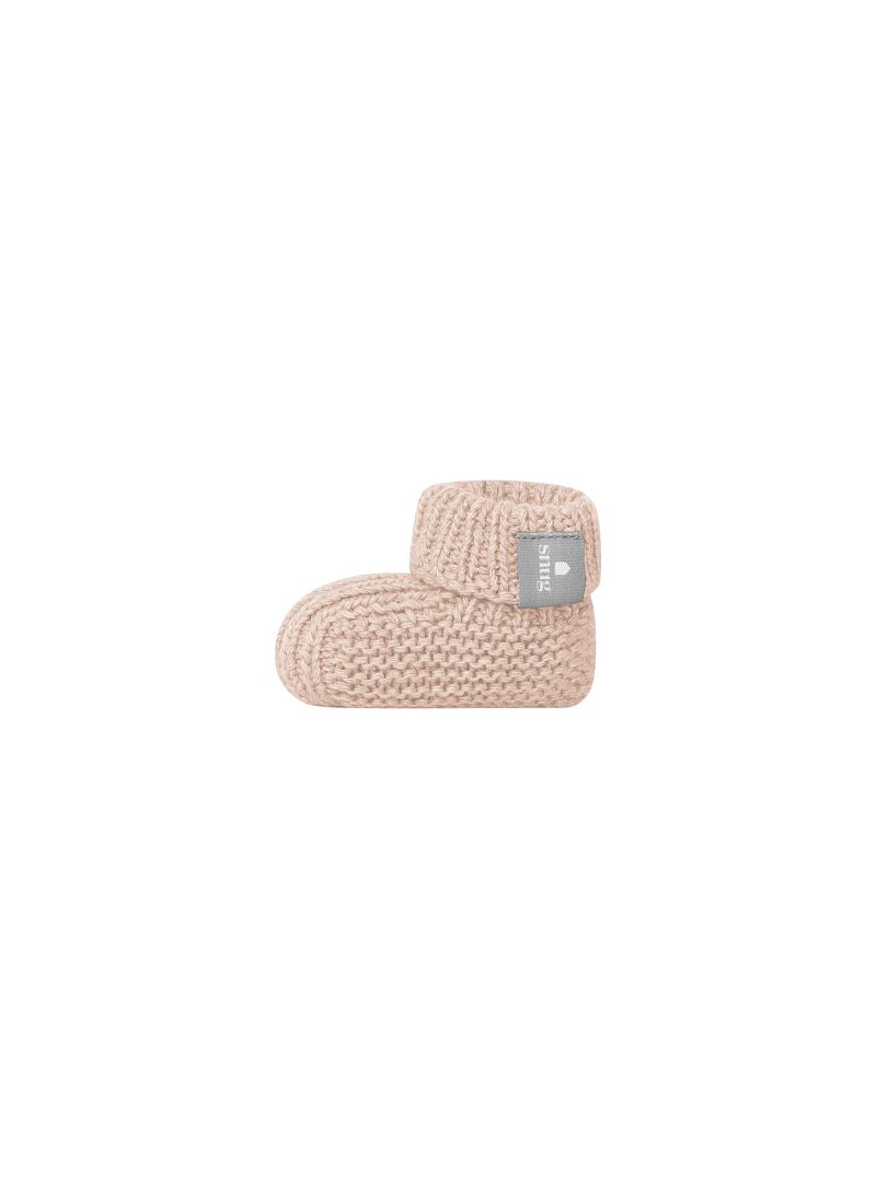 KNITTED BOOTIES PINK