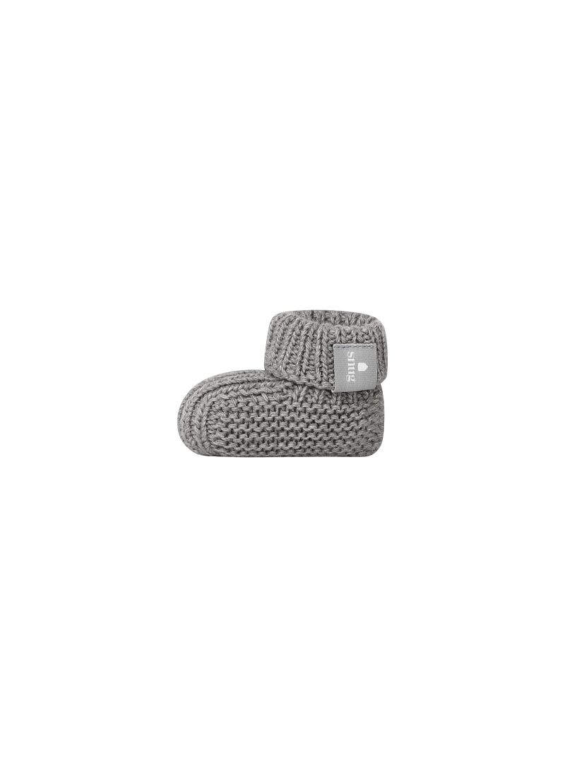 KNITTED BOOTIES GREY