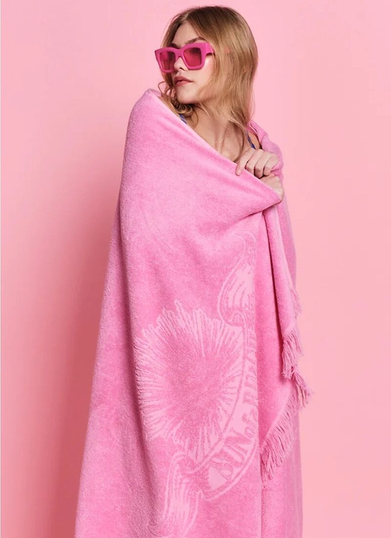 BEACH TOWEL BUBBLEGUM