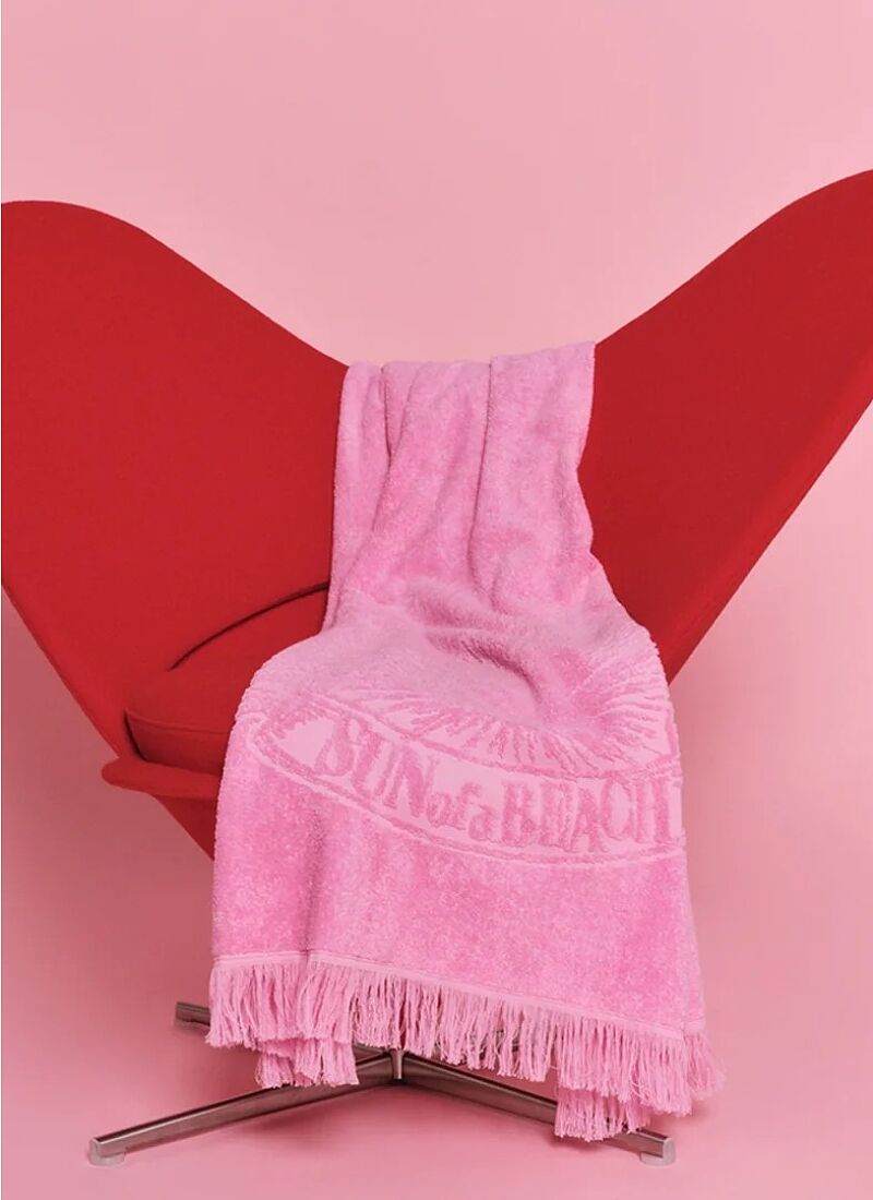BEACH TOWEL BUBBLEGUM