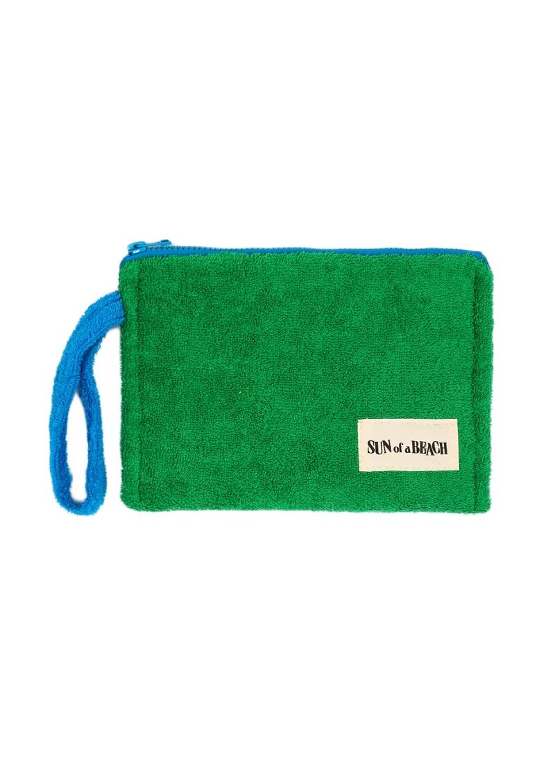 LITTLE WATERPROOF POUCH WASABI BICOLOR