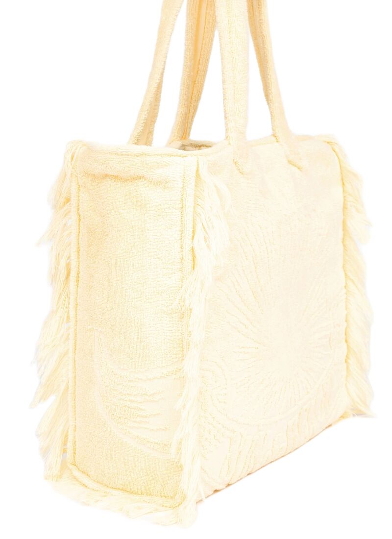 TERRY BEACH BAG VANILLA