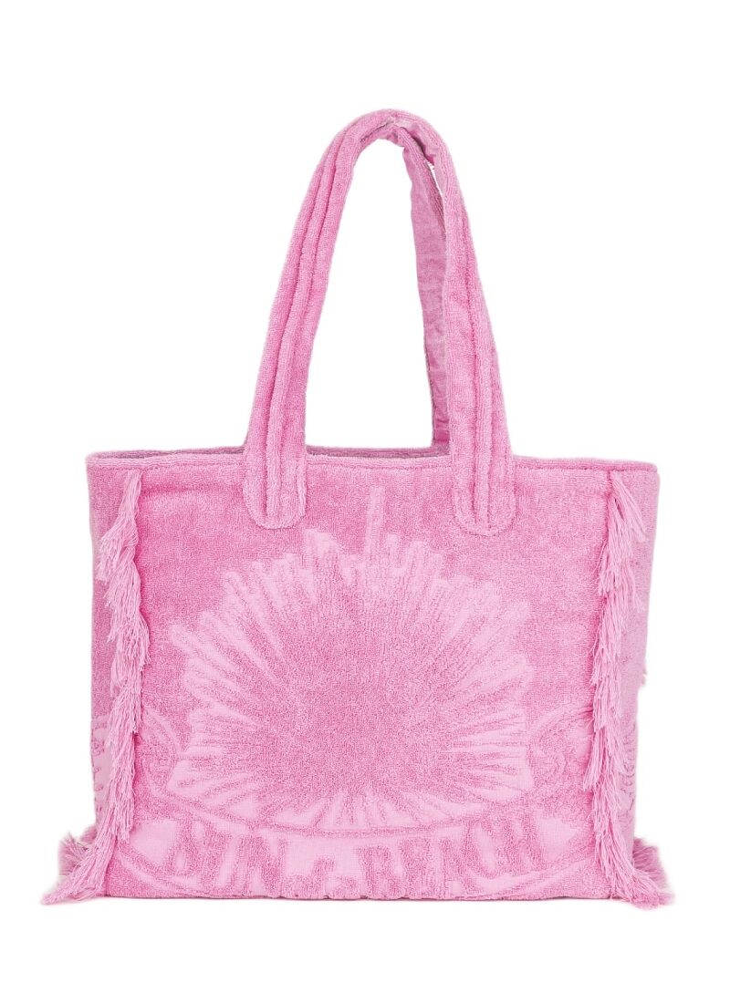 TERRY BEACH BAG BUBBLEGUM