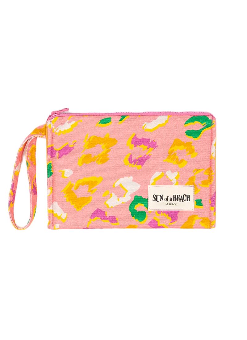 LITTLE WATERPROOF POUCH LEOPARD FIESTA