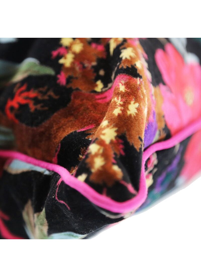 DECORATIVE CUSHION (35x60) PARADISE BIRDS BLACK