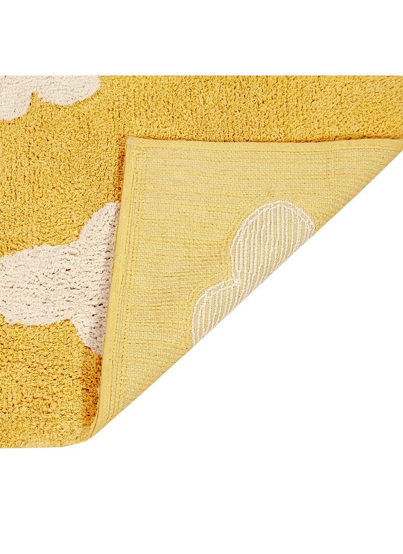 RUG CLOUDS MUSTARD (120X160)