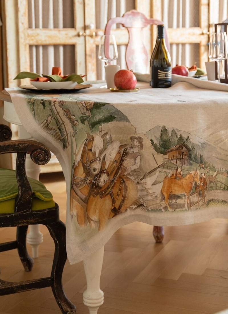 LINEN TABLECLOTH MASO