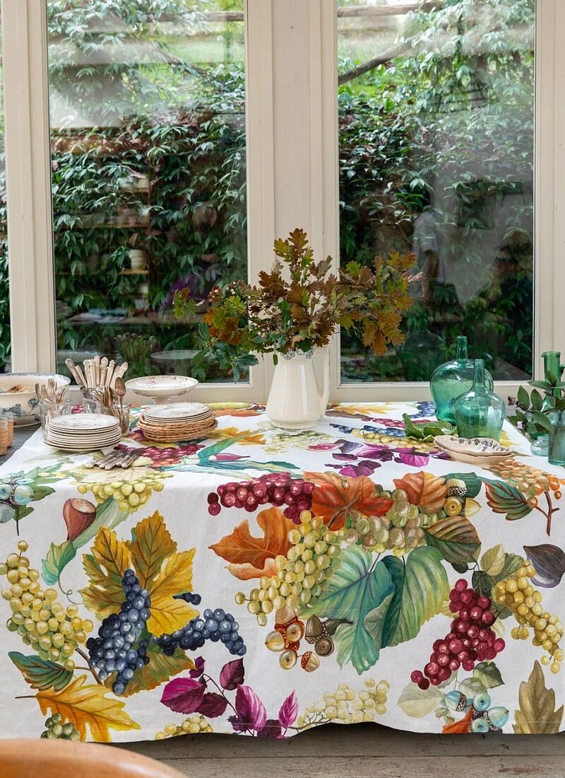 LINEN TABLECLOTH VINDEMIA