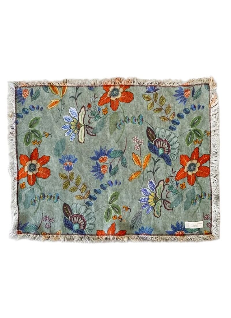 PLACEMAT 2PCS TEAL