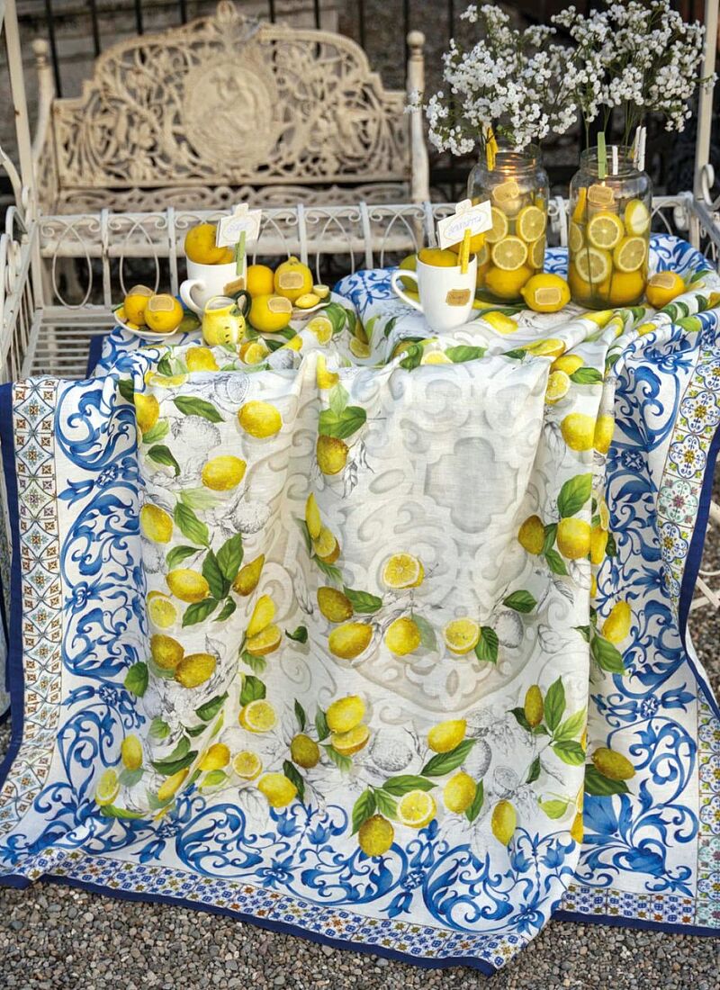 LINEN TABLECLOTH CETARA