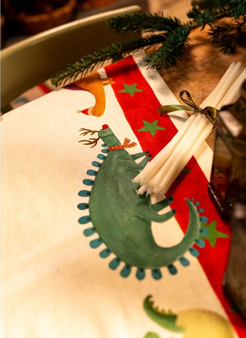 TABLECLOTH JURASSICXMAS