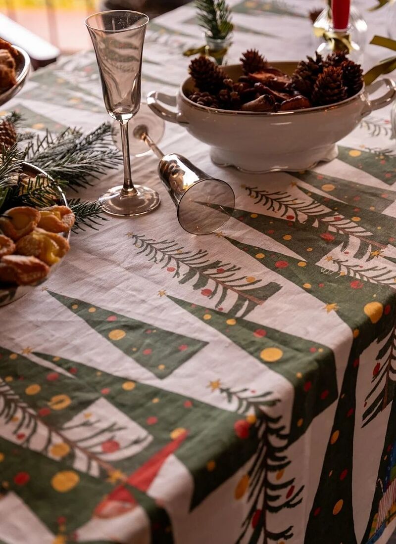 LINEN TABLECLOTH FAIRYELF