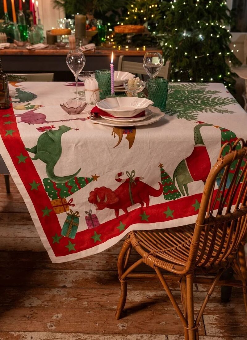 TABLECLOTH JURASSICXMAS
