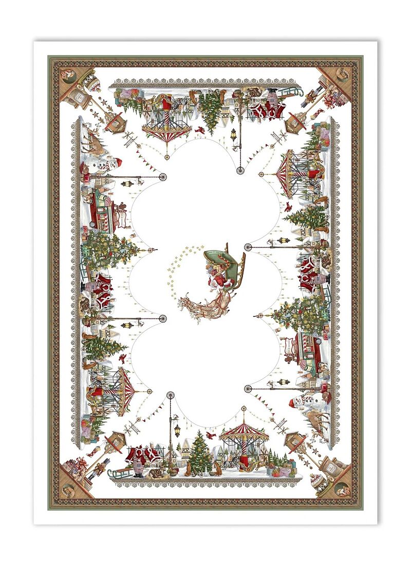 LINEN TABLECLOTH NATALIS