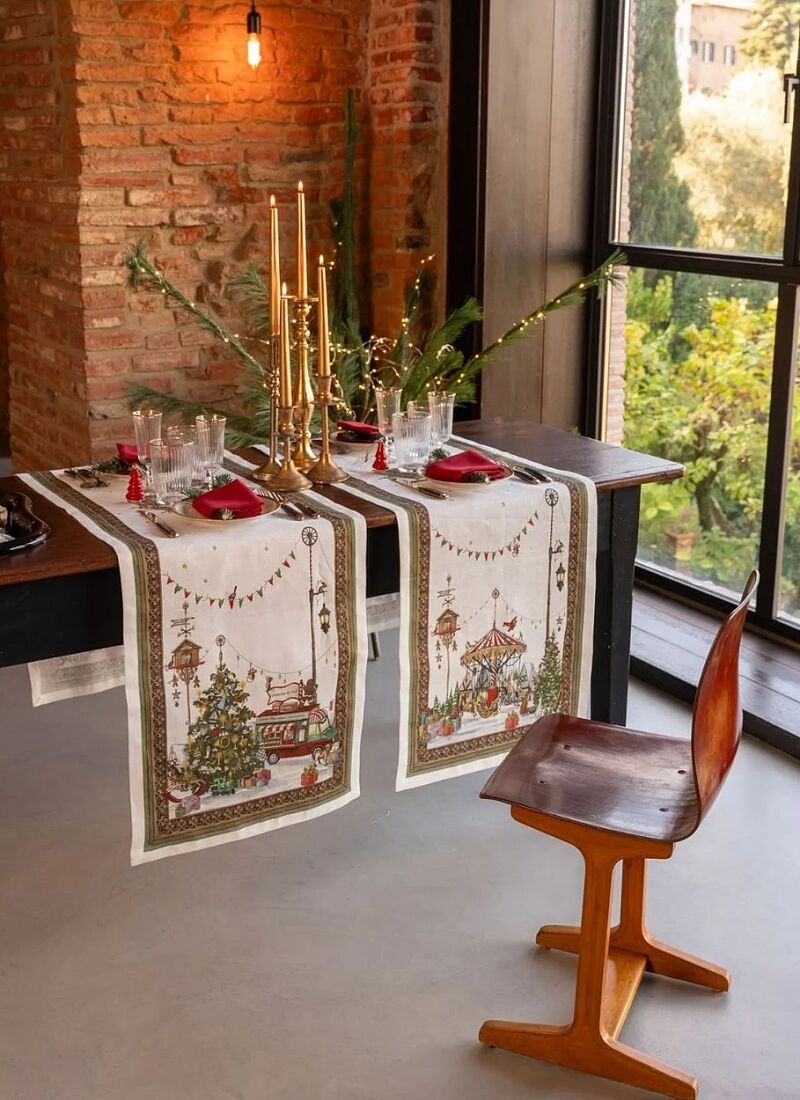 RUNNER LINEN NATALIS