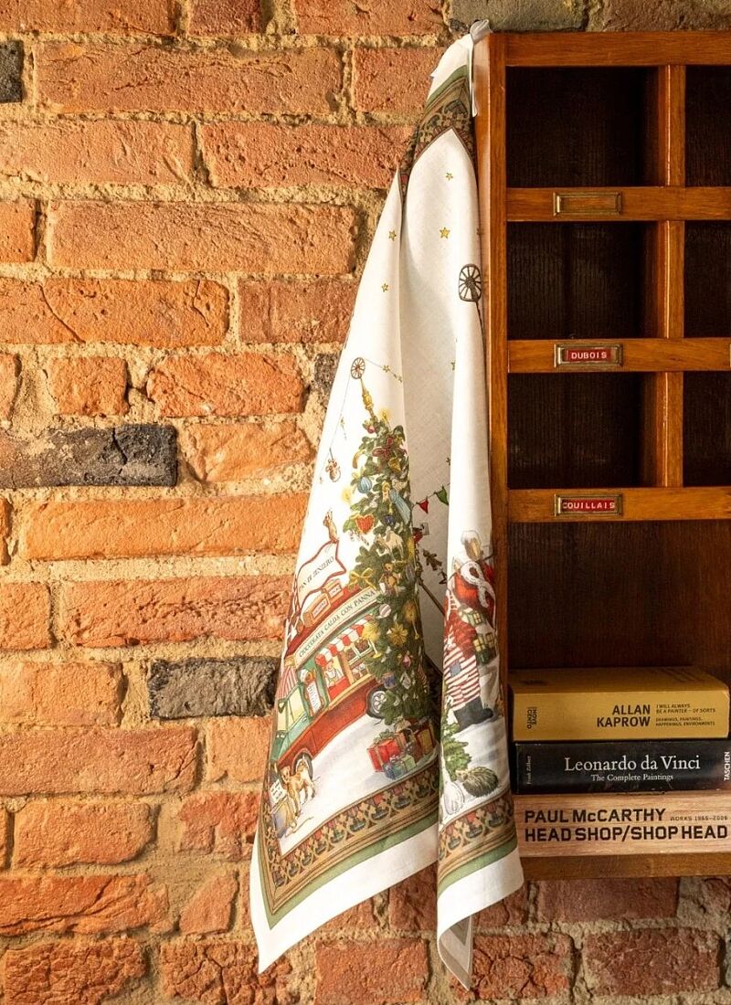 LINEN KITCHEN TOWEL NATALIS SLITTA