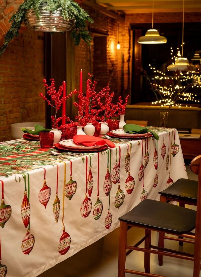 COTTON TABLECLOTH PINOEL