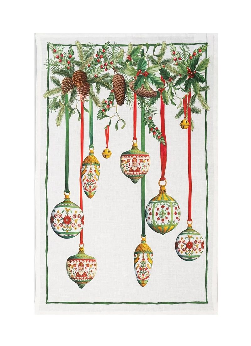 LINEN KITCHEN TOWEL PINOEL VERDE