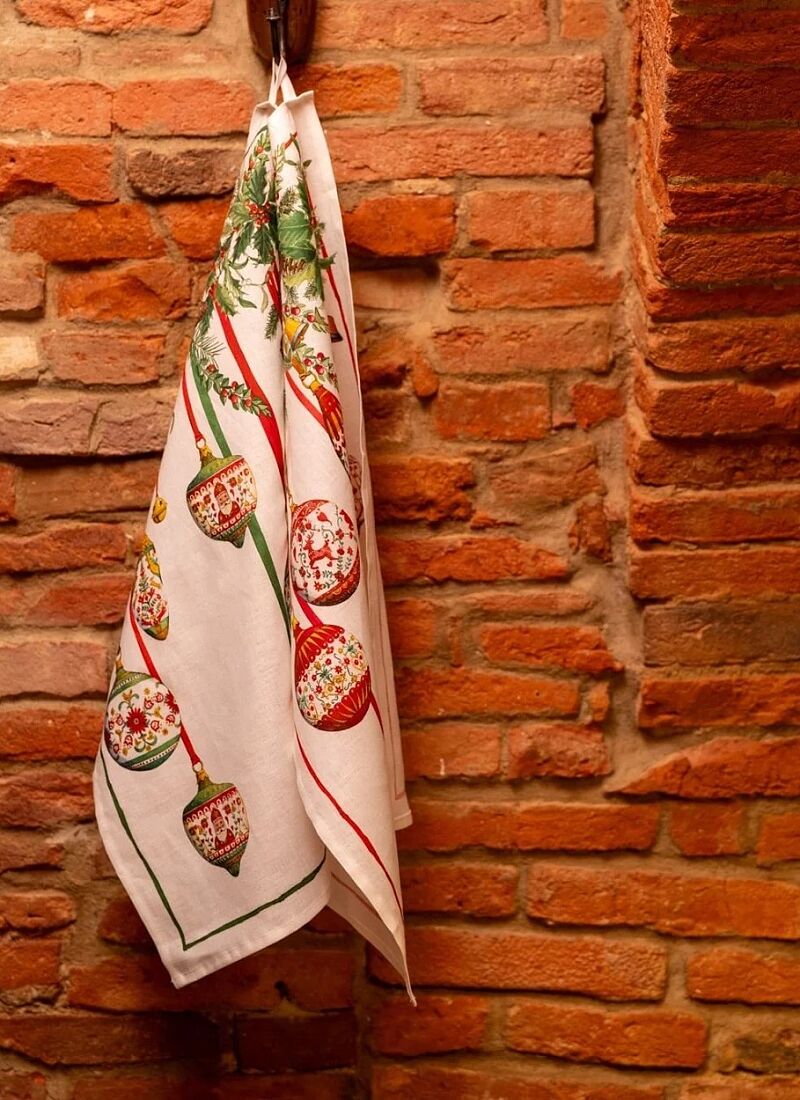LINEN KITCHEN TOWEL PINOEL VERDE