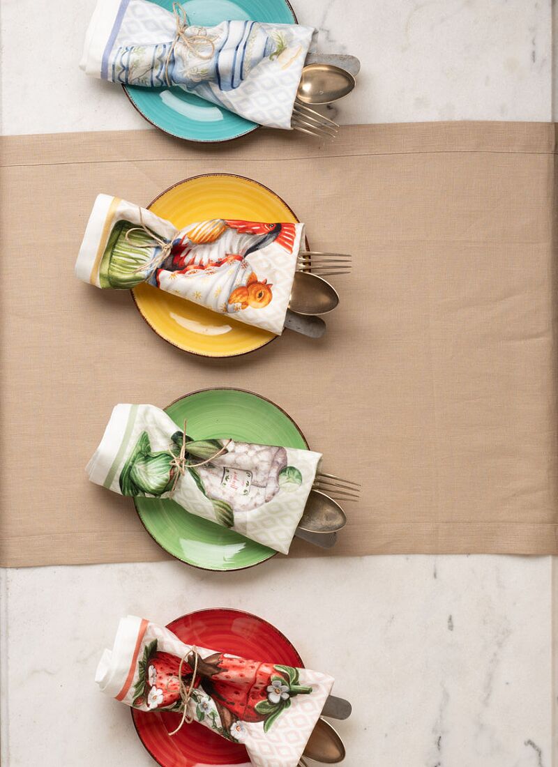 COTTONNAPKINS (4PCS) TEA TIME
