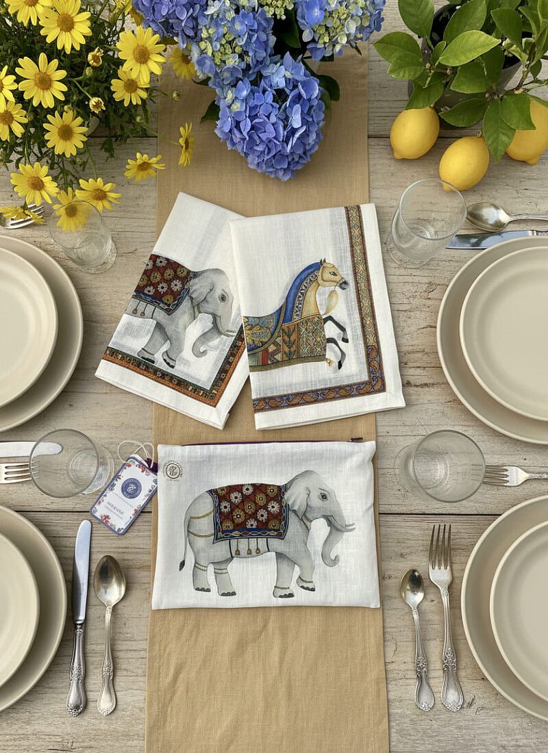 LINEN NAPKINS (4PCS) MAHARAJAH