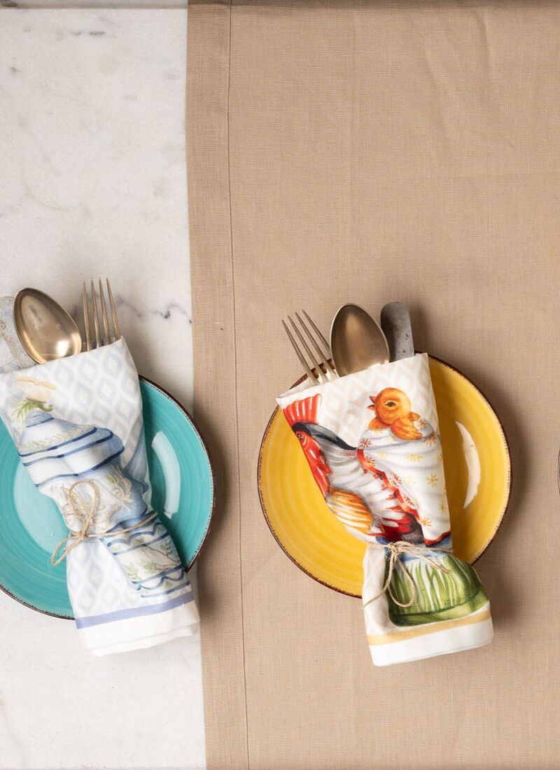 COTTONNAPKINS (4PCS) TEA TIME