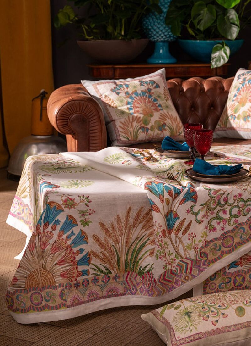 LINEN TABLECLOTH PAPYRO