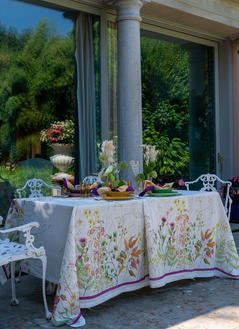 LINEN TABLECLOTH SELVATICA