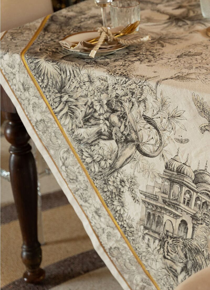 LINEN TABLECLOTH TANTRA
