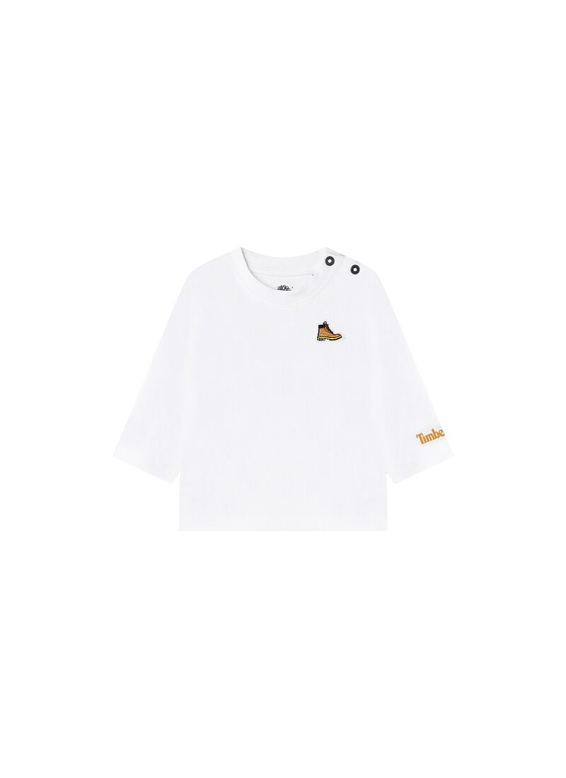 LONGSLEEVE T-SHIRT BOOT WHITE