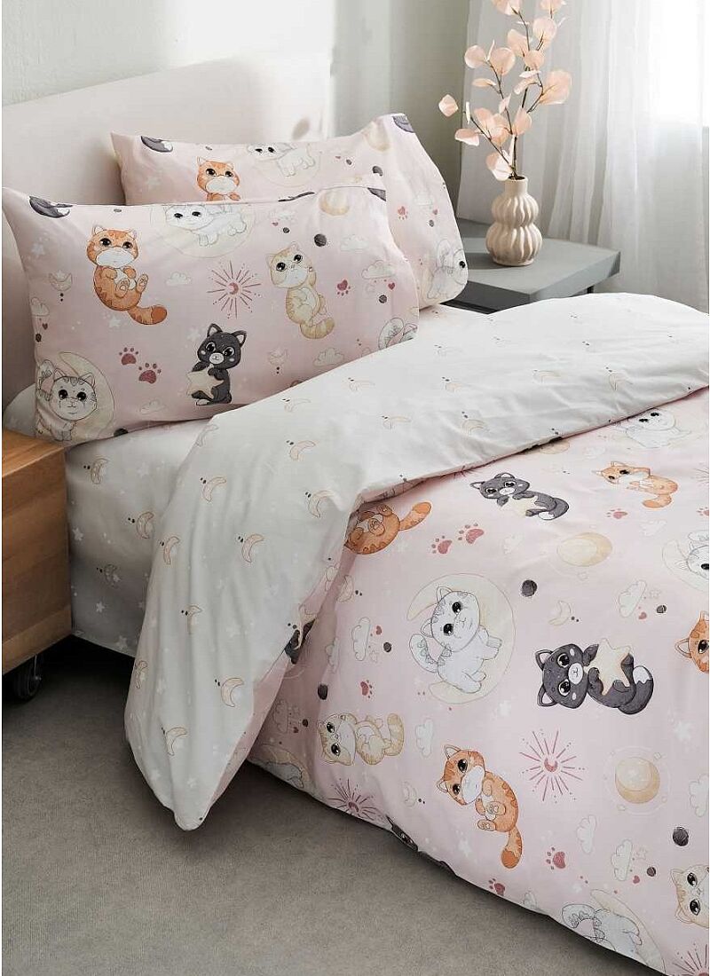 SINGLE DUVET KITTY