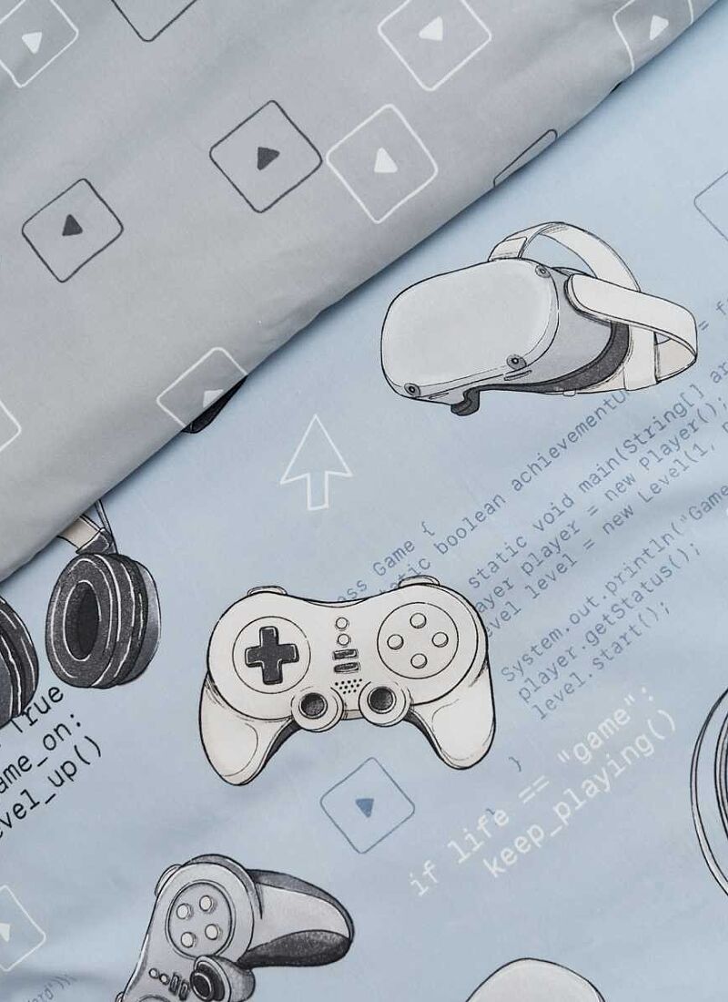 SINGLE DUVET COVER SET GAME