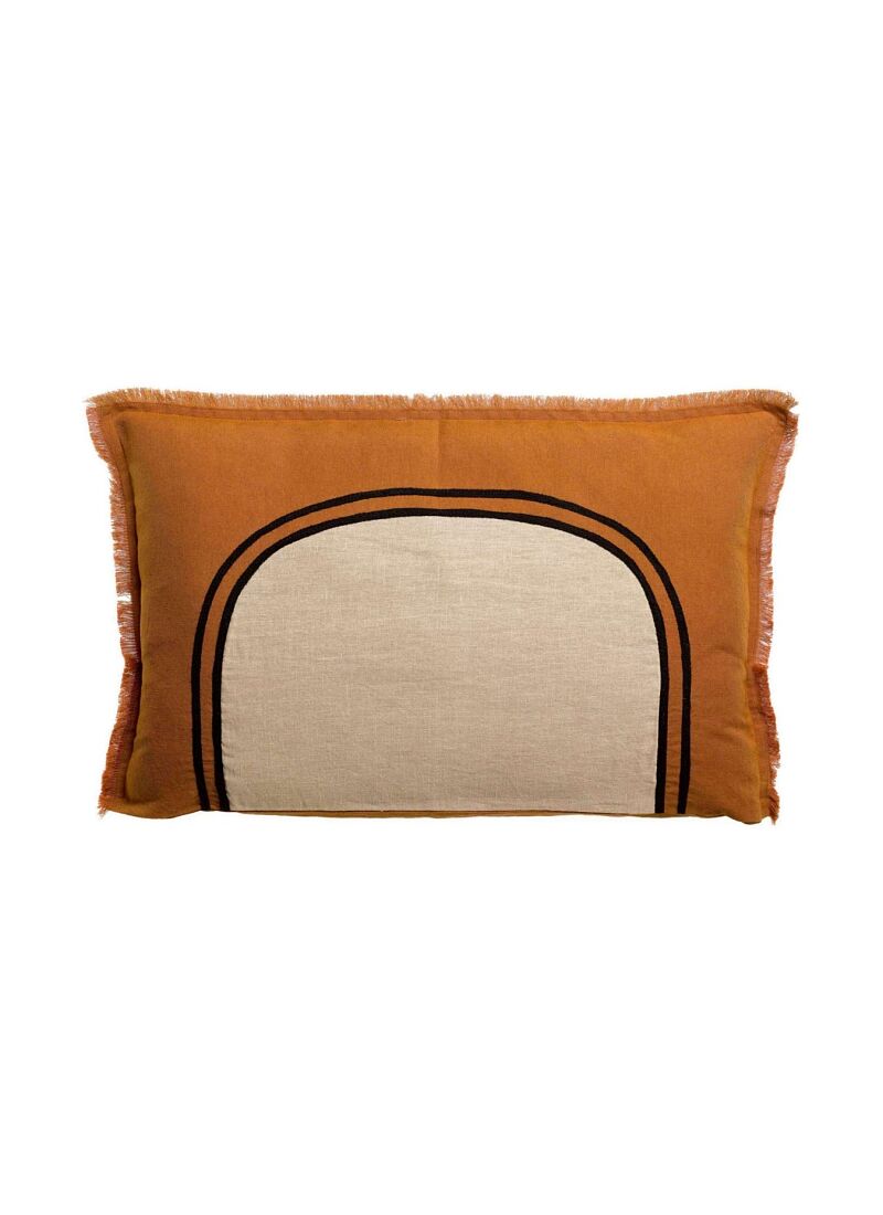 CUSHION LALY BICOLORE CUIVRE (40x65)