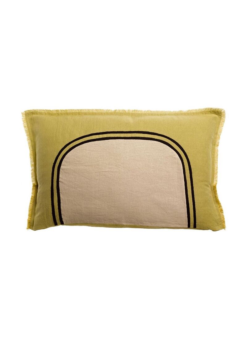 CUSHION LALY BICOLORE GOLD (40x65)