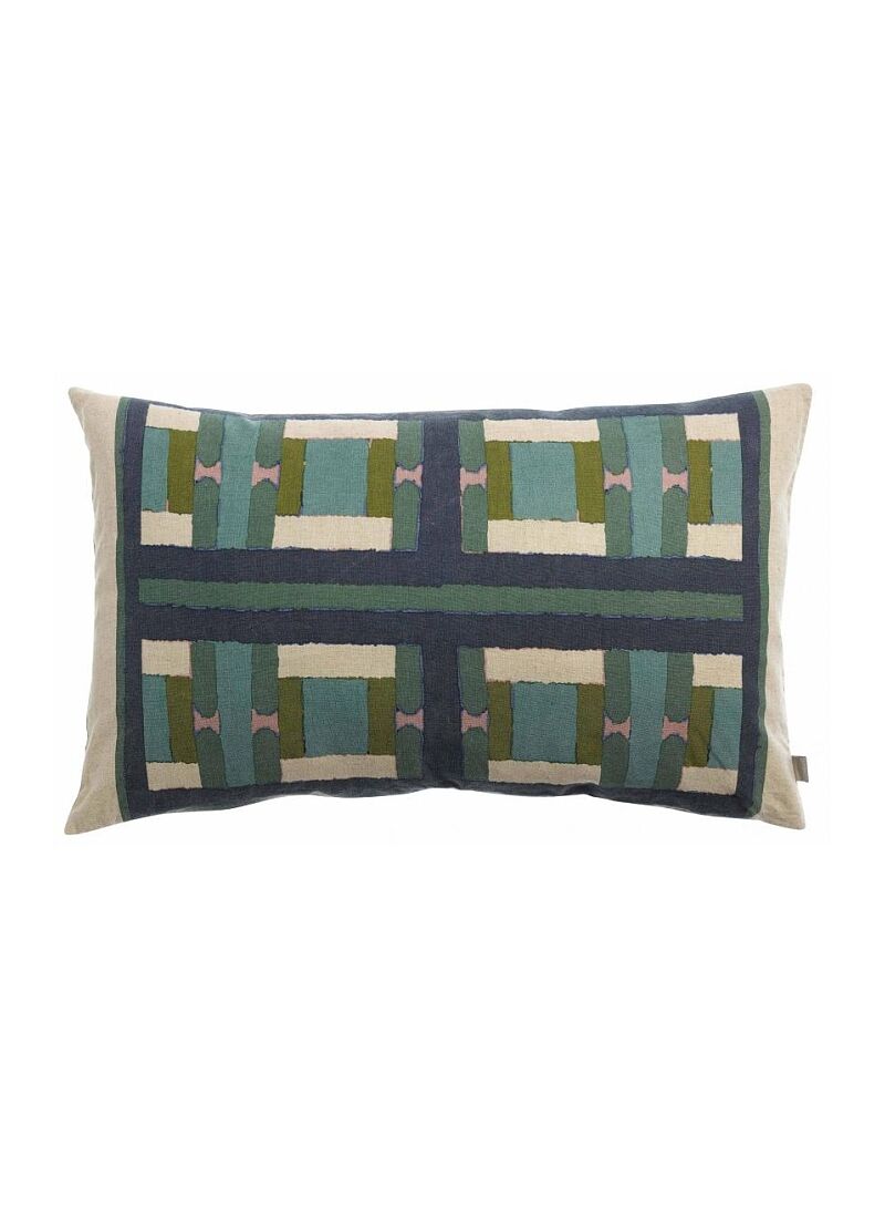 CUSHION TAHO VERT DE GRIS (40X65)