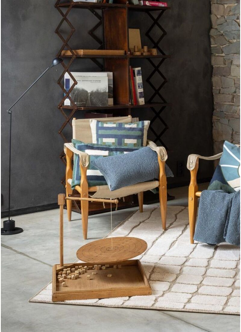 CUSHION TAHO VERT DE GRIS (40X65)