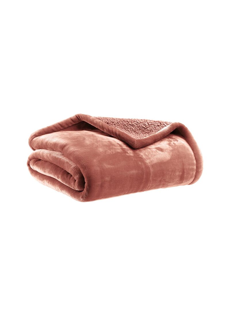 SINGLE BLANKET MICHKA TERRACOTTA 