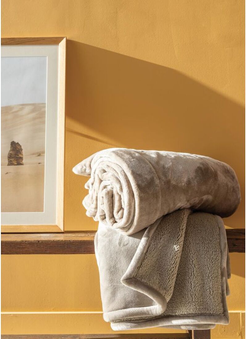 DOUBLE BLANKET MICHKA GALET (220x240)