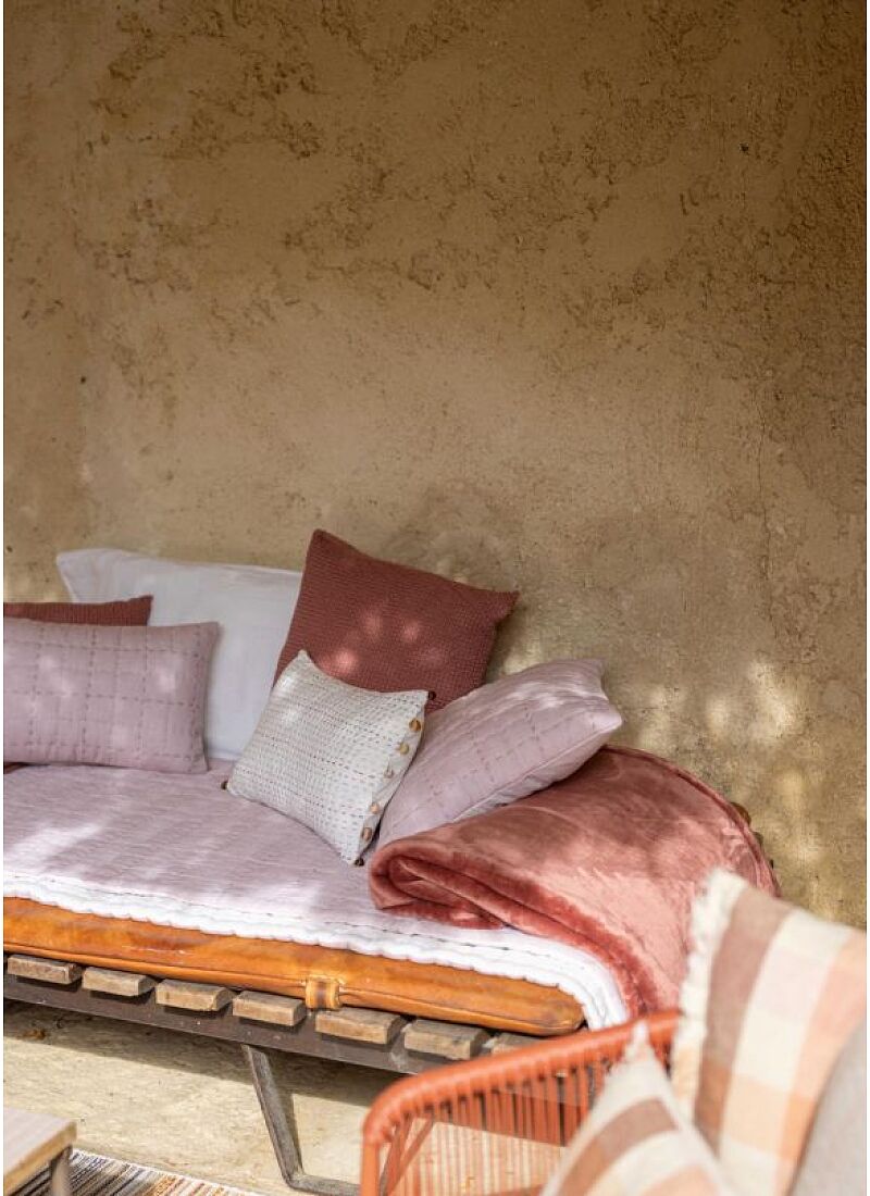 PLAID MICHKA TERRACOTTA (130X160)