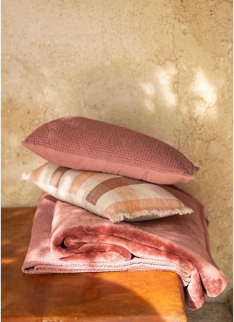SINGLE BLANKET MICHKA TERRACOTTA 