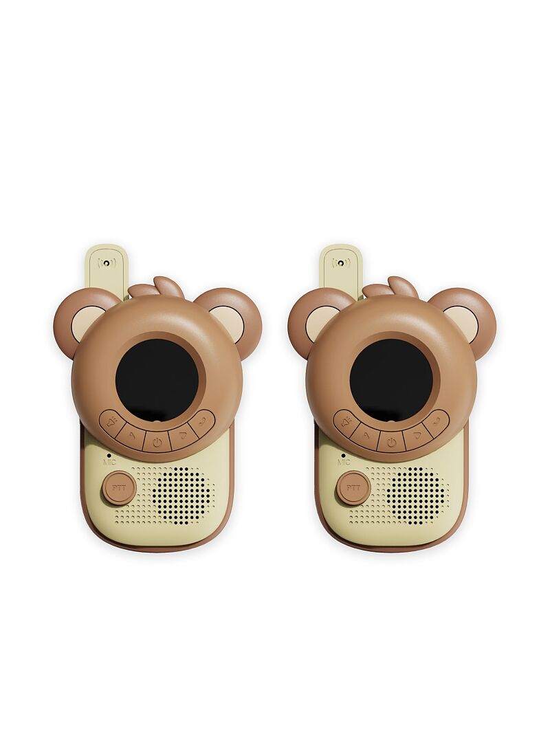 SET WALKIE TALKIE ZOO TEDDY BEAR