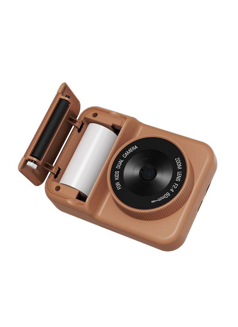 CAMERA WITH BUILT-N PRINTER ZOO PRINT TEDDY BEAR