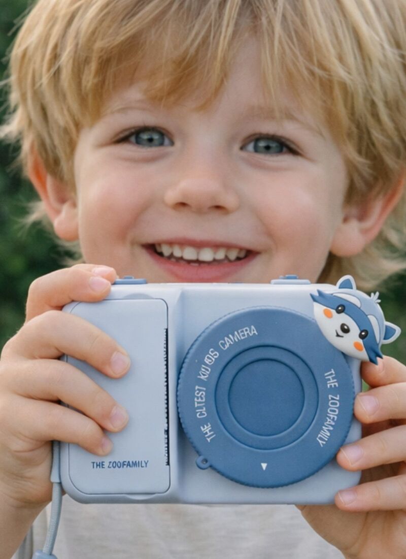 CAMERA WITH BUILT-N PRINTER ZOO PRINT RACCOON