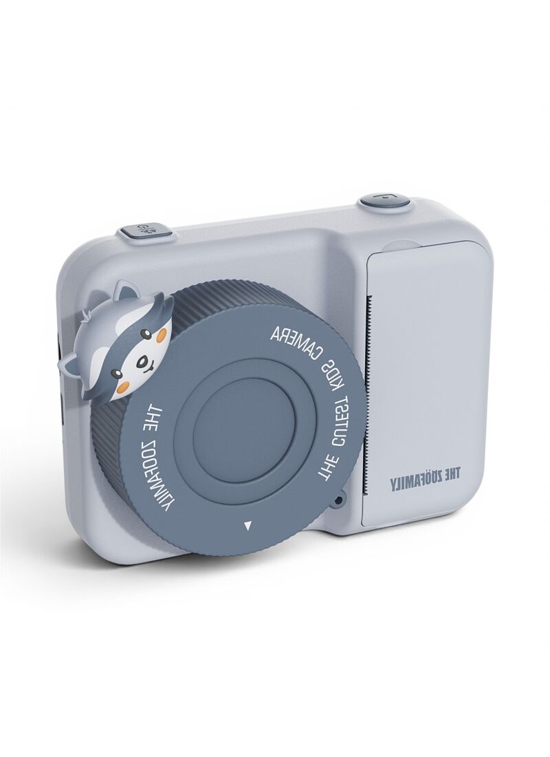 CAMERA WITH BUILT-N PRINTER ZOO PRINT RACCOON