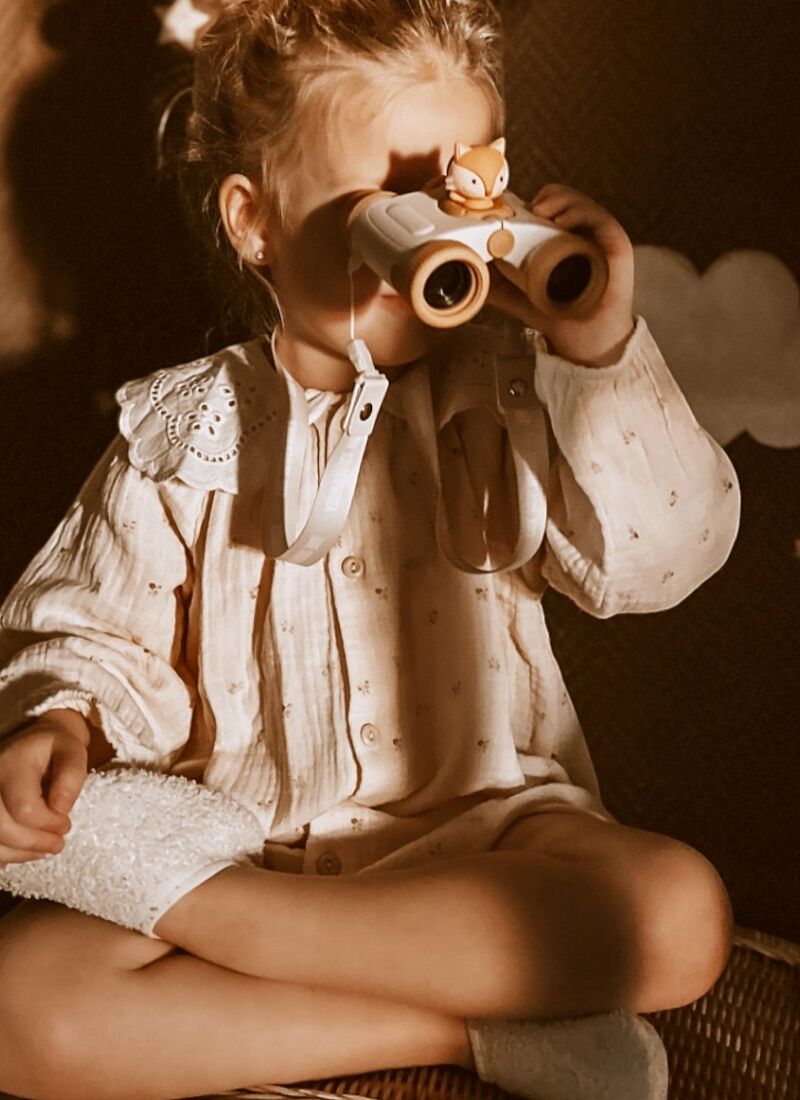 BINOCULARS ZOO EYES FOX